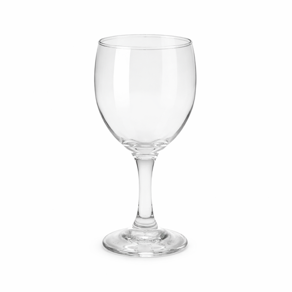 6 Pack - Durable &amp; Elegant Glass Red Wine Goblet - Transparent