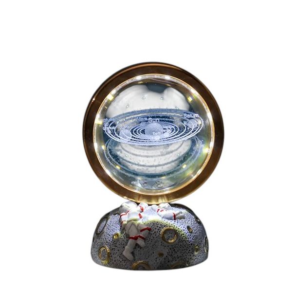 Moon Rock Night Light - Solar Sytem
