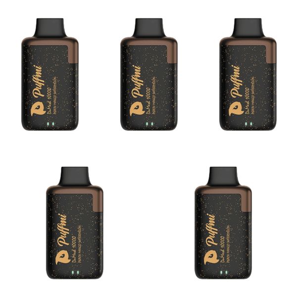 PUFFMI DuMesh 10000 Puffs Vape 20MG -Peach Mango Watermelon (Pack of 5)
