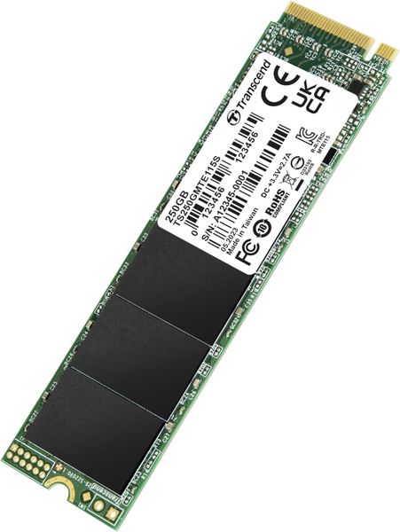 Transcend MTE115S 250GB M.2 PCIe Gen 3x4 NVMe Internal SSD