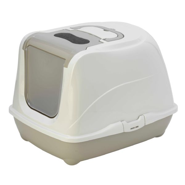 Moderna Flip Cat Toilet Warm Grey