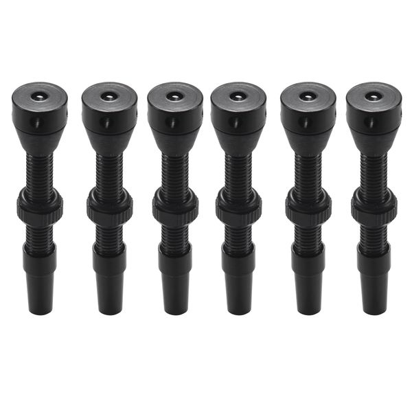 6 Pair 44mm Tubeless Air Valve for Road Bike &amp; MTB Tubeless Valve Stem
