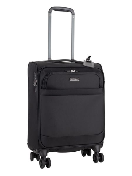 Cellini Microlite S 4 Wheel Carry On Trolley Brown