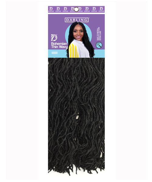 Darling - Bohemian Thin Wavy Xtra Long 4 Dark Brown