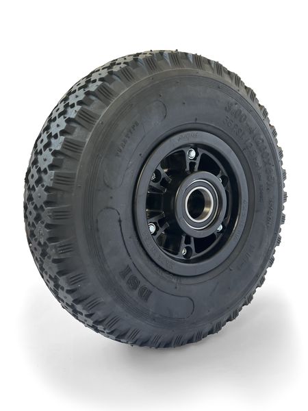 260x85 Premium Pneumatic Trolley Wheel - 25mm ID