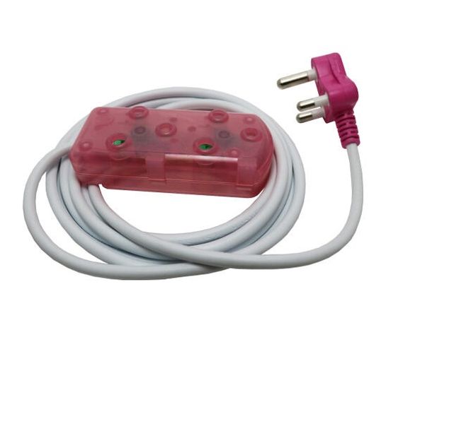Ellis 5m 10A Extension Cable with Side by Side Coupler - Red