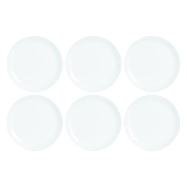 Consol Opal Dinner Plate 6 Pack, (270mm Dia)