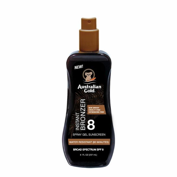 Australian Gold - Spray Gels with Instant Bronzer - SPF 8 - 237ml