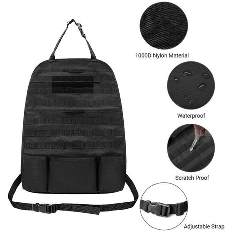 Multi-function Tactical Car Back Seat Hanging Molle Pouch Organizer-Black, Shop Today. Get it Tomorrow!