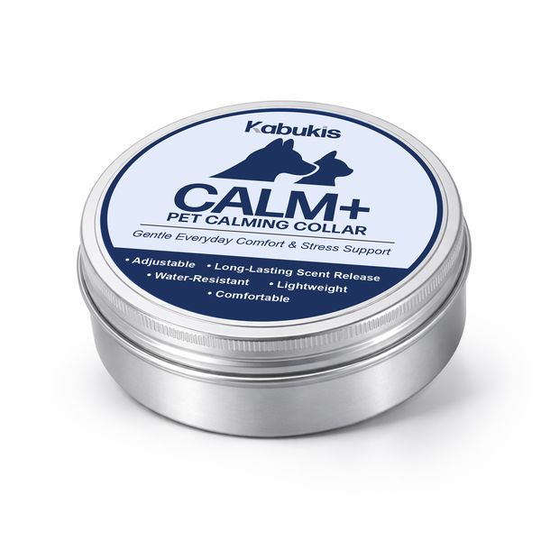 Calm+ Pet Calming Collar - Gentle Comfort &amp; Stress Support for Pets