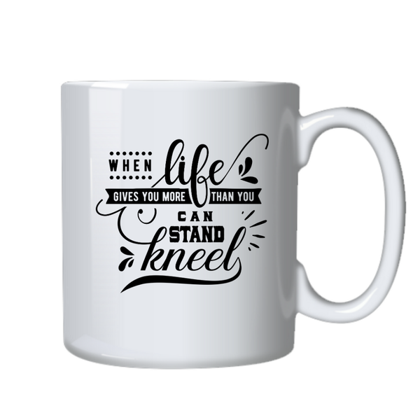 Stand Kneel Pray Christian Theme Birthday Christmas Gift Cup Mug 402