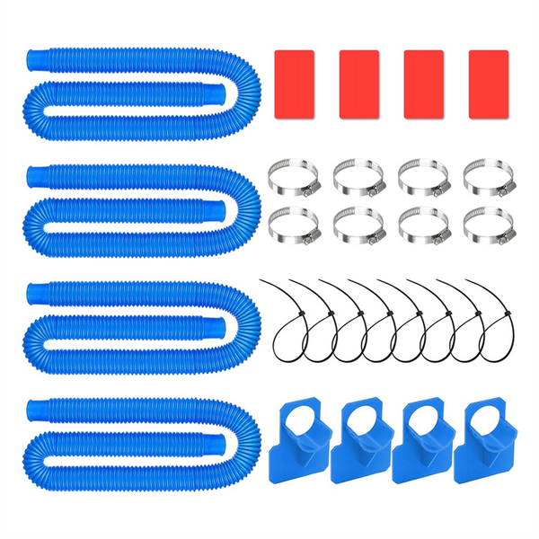 Pool Pump Replacement Hose And Pool Pipe Holders Pool Accessory Blue
