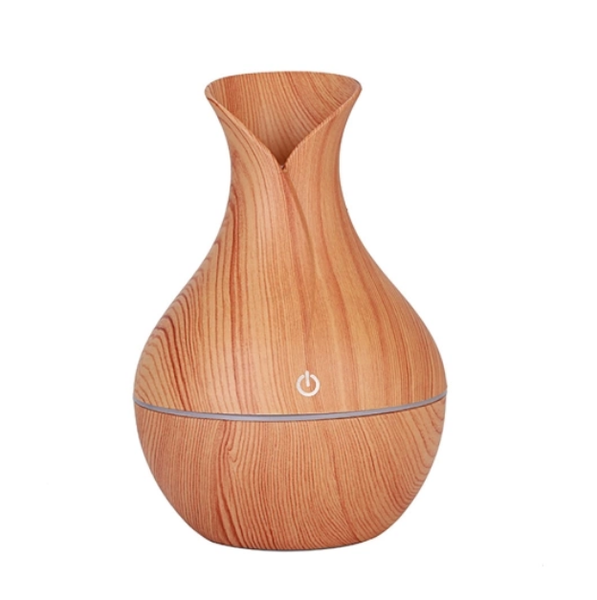 130 ml USB Ultrasonic Aroma Air Humidifier - Light Brown