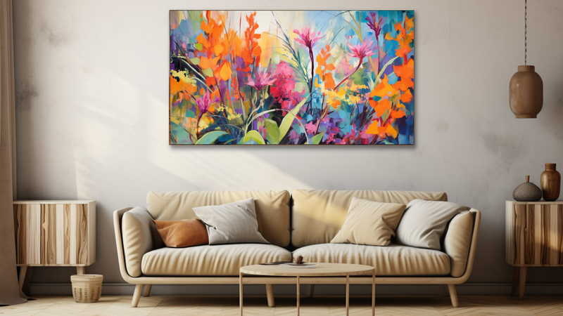 Canvas Wall Art - Bushland Bouquet Abstract - HD0065