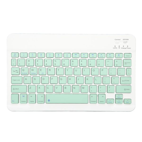 Wireless Keyboard 10in Ultrathin Scissor Green