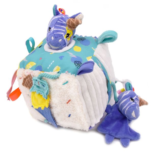 Les Deglingos Discovery Activity Cube Kiprokos the Zebra