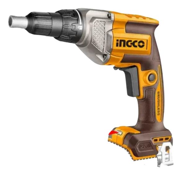 Ingco - Cordless Brushless Drywall Screwdriver - 6.35mm (1/4 ) - Tool Only