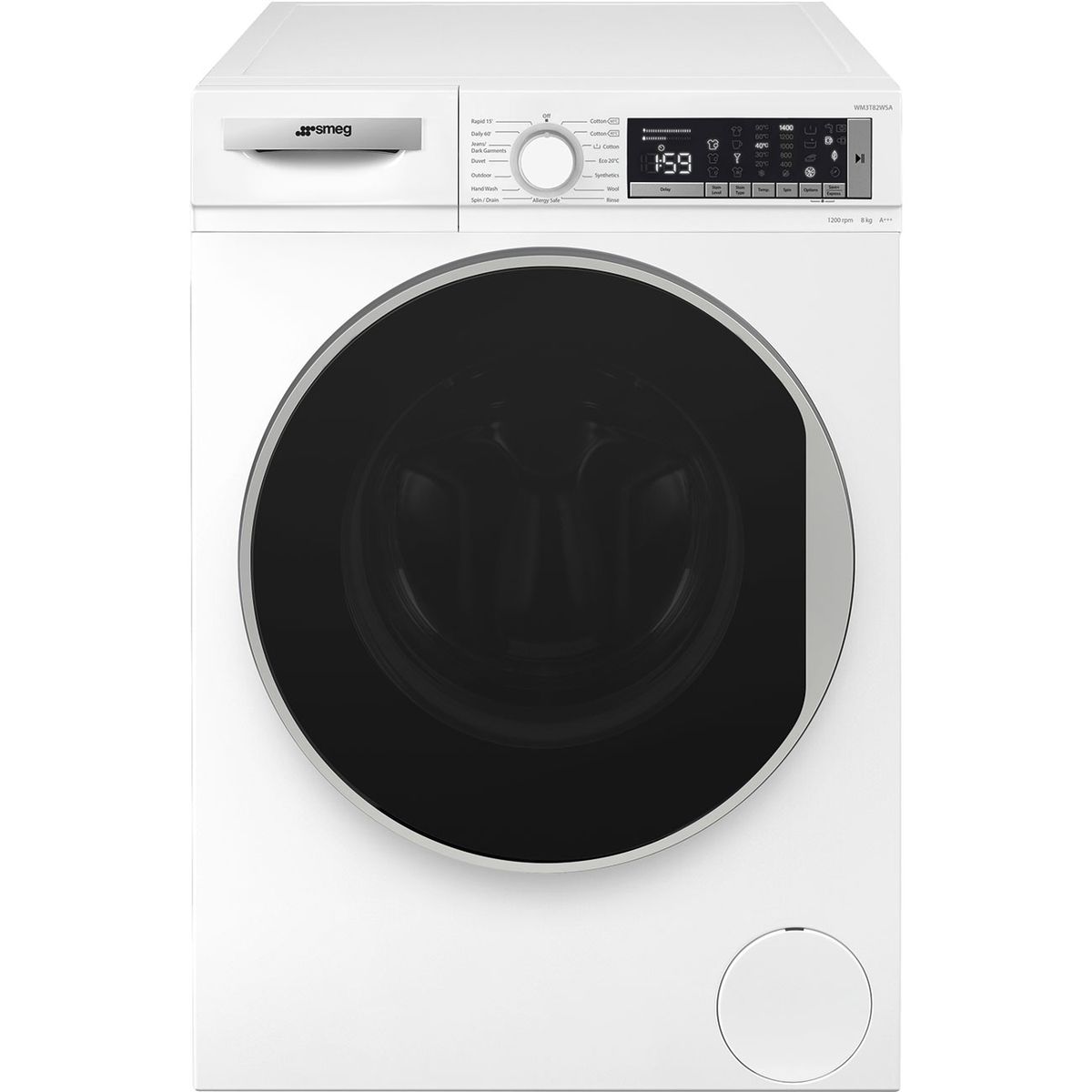 SMEG 8KG 60CM Front Loader Washing Machine White WM3T82WSA Buy