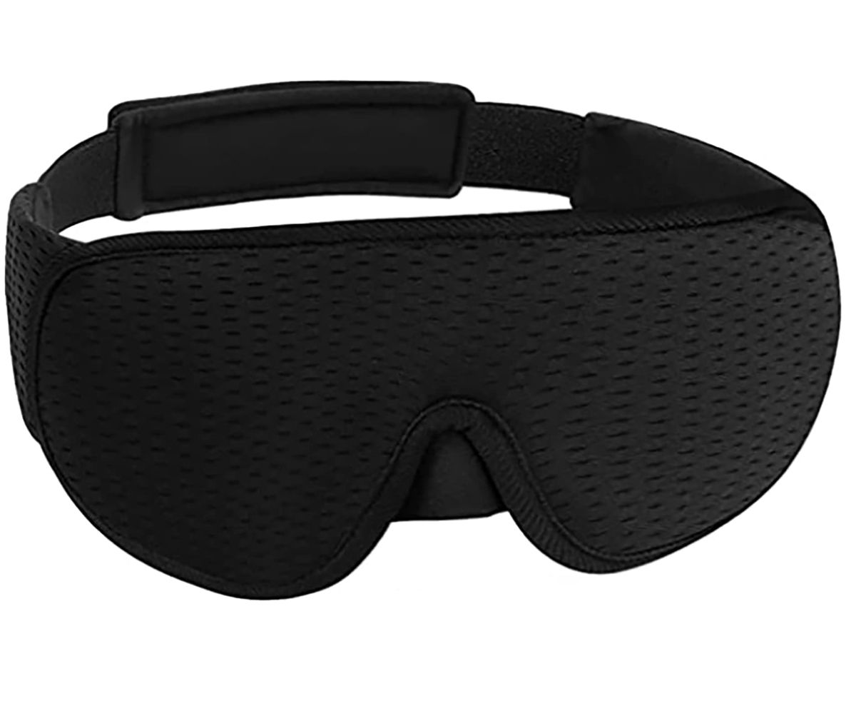 Breathable light-blocking 3D eye mask