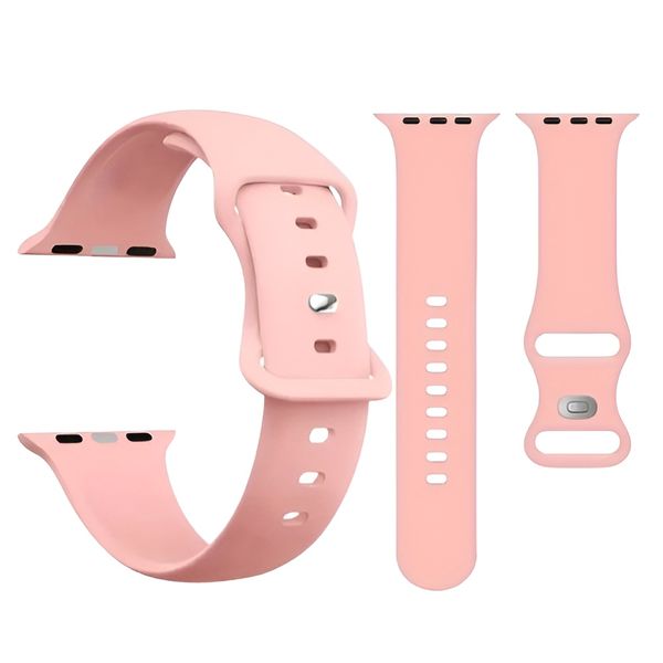 Premium Silicone Watch Band Compatible with Apple- 38/40/41mm- Light Pink