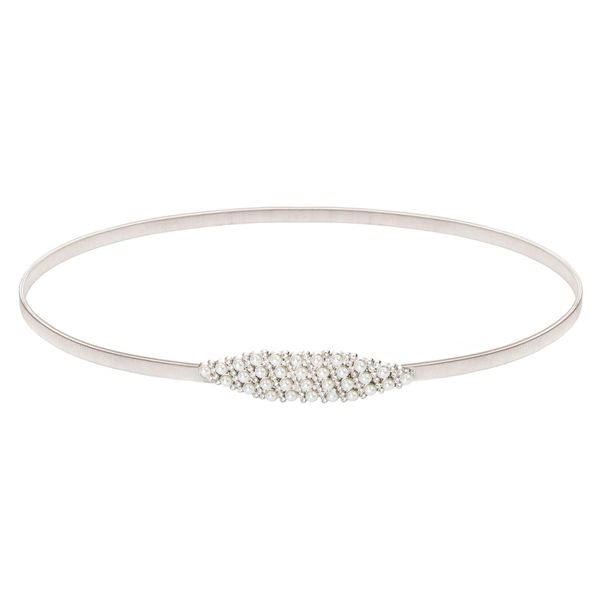 Women's Rhinestone Elastic Waist Belt for Outfits
