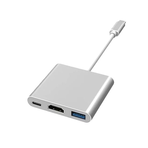 3-in-1 USB C Hub with 4K HDMI, 100W PD, USB 3.0, Multi-Device