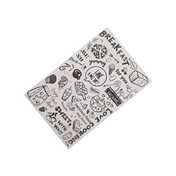 30cm x 8m Multifunctional Non-Stick Paper Roll With Decorative Design