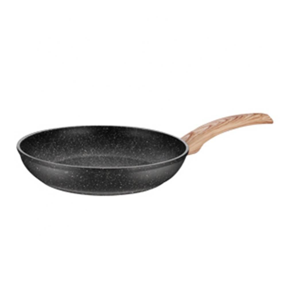 24cm Aluminum Non-stick Frying Pan Stone Marble Coating 