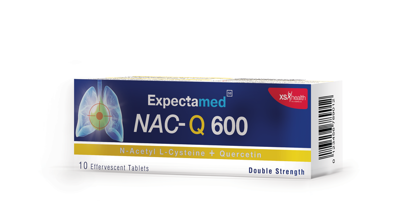ExpectaMed NAC-Q 600 Effervescent Tablet -10's