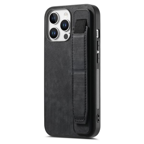 Simple Leather Texture Wristband Phone Case Compatible with Galaxy S22 Plus