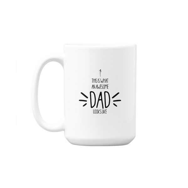 Awesome Dad Father's Day Custom Printed Mug 440ml