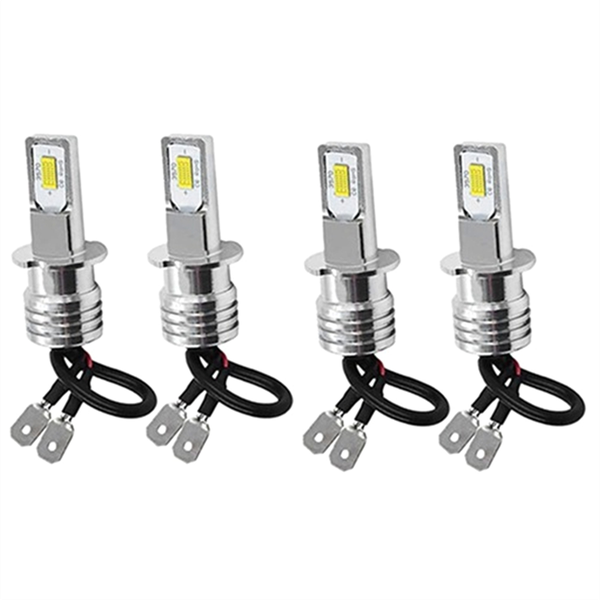 4 Pcs H3 Super Bright Led Headlight Fog Light Compatible with Universal