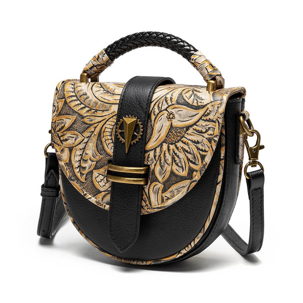 New European and American retro mobile phone bag niche design leather