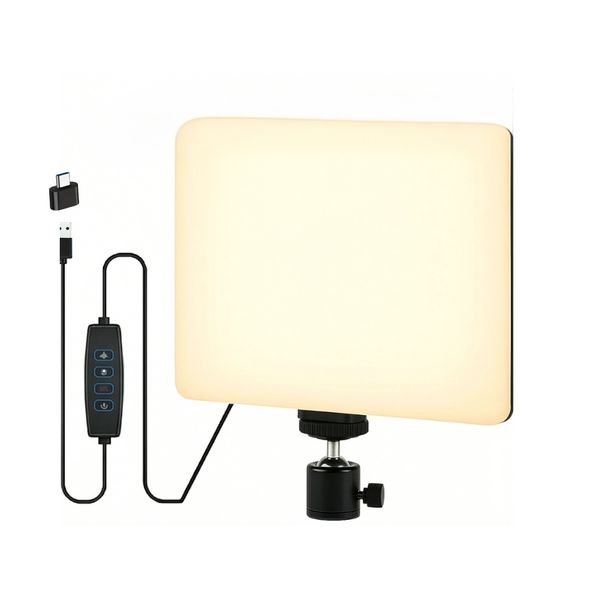 LED 11" Photography Fill Light, USB-C Powered - 1/4" Screw Mount - 3 colors