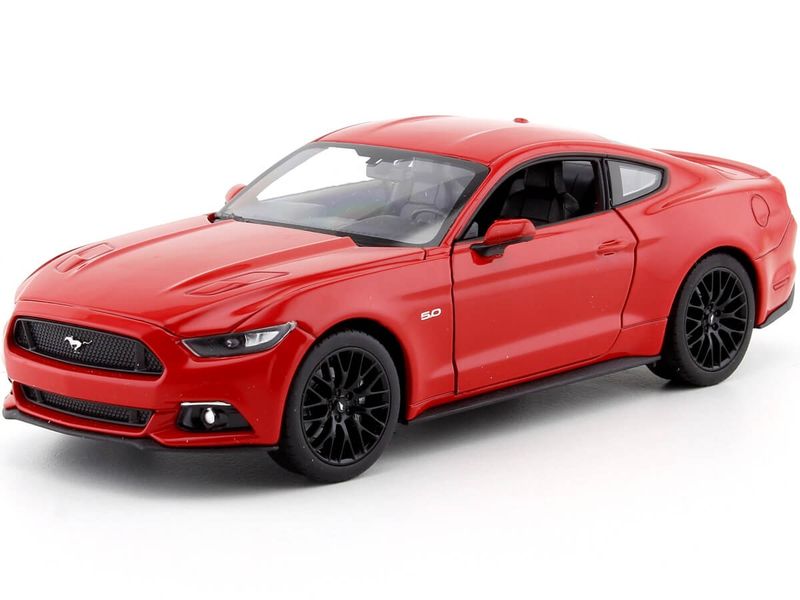 Welly -Ford Mustang GT Red 2015 -1:24 Scale Diecast Car