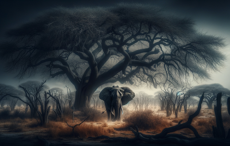 Canvas Wall Art Decor - Majestic Elephant Artwork