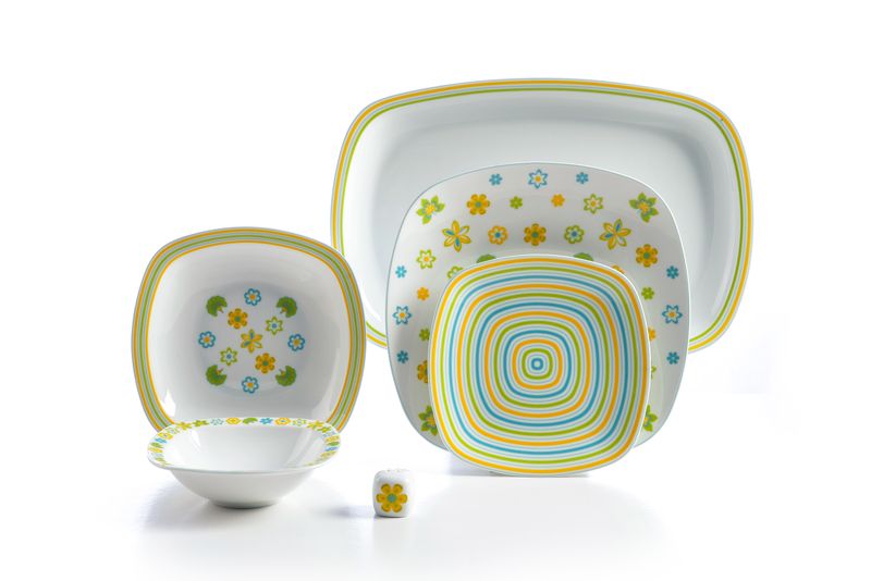 Zarin Home Porcelain - Mallorca Dinner Set - Quattro Series - 27 Piece