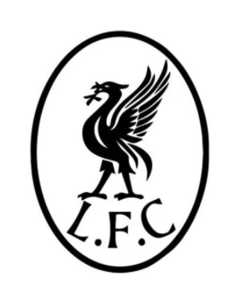 Liverpool LFC Bird Fans Car/ Laptop Exterior Accessories Vinyl Decal- Black