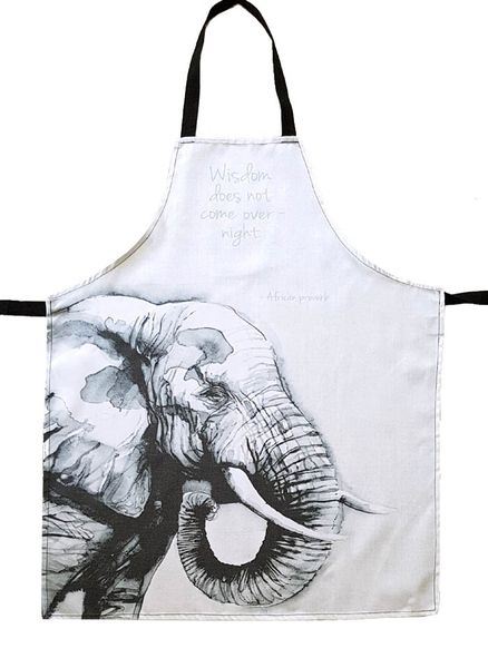 Elephant Head Animal Apron 80x66cm