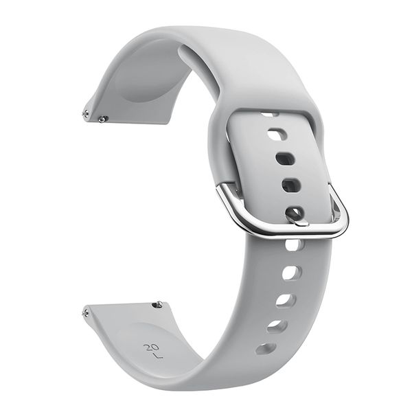 Silicone Strap for Garmin Venu / Vivoactive 3 (20mm) Small size -Grey