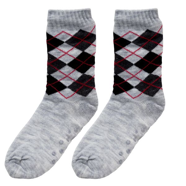 Warm Thick Fleece Mens Anti-Slip Wool Toddler Winter Slipper Socks