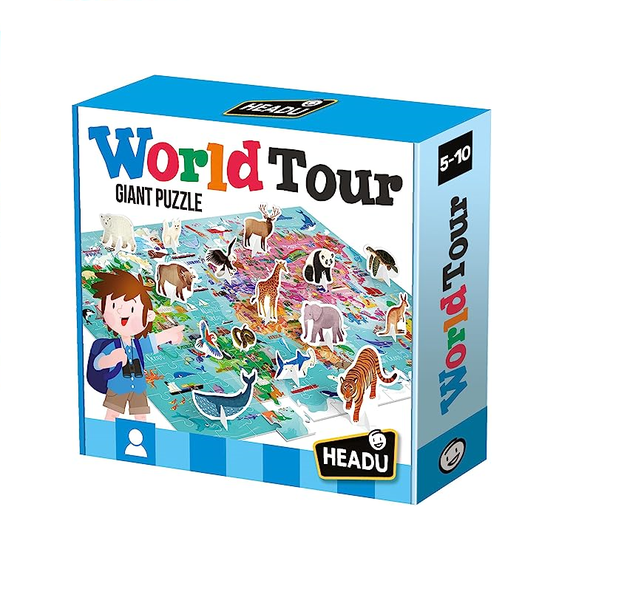 Headu - World Tour Educational Puzzle - World Theme