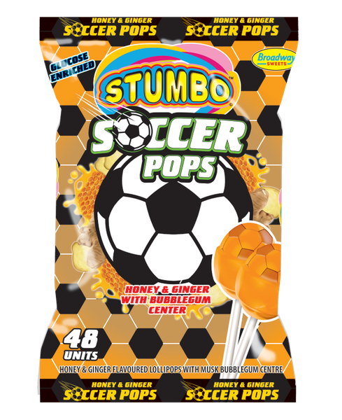 Stumbo Soccer Pops Ginger & Honey 48s Shop Today. Get it Tomorrow