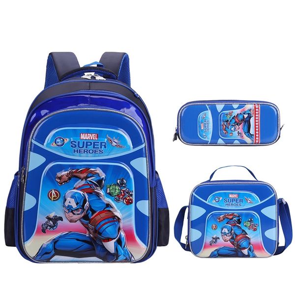 3 in 1 School Bag, Pencil Case, Lunch Bag - Backpack Set - The Pets