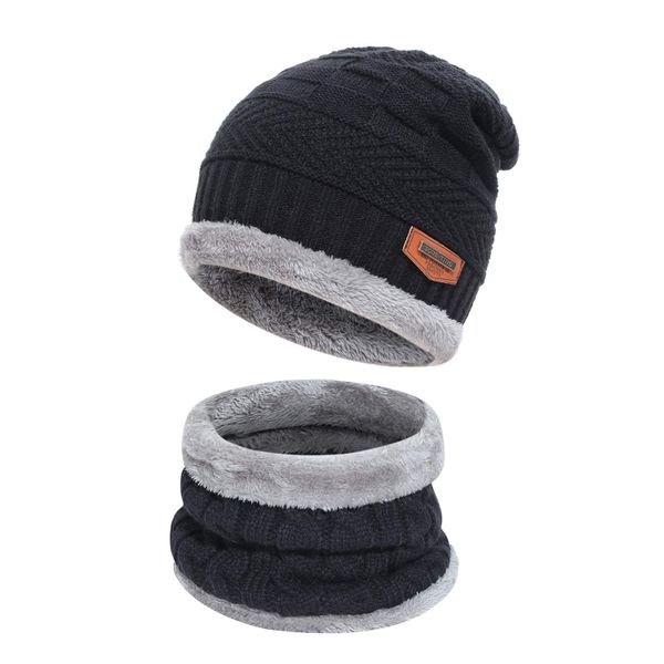 Winter Beanies with Neck Warmers