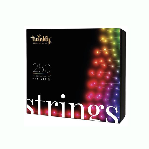 Twinkly Strings - 250 LED RGB Smart App Controlled LED Lights 20M