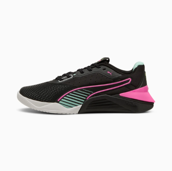 Puma Women's Fuse 4.0 Tech Training Shoes - Black/Pink Pixel/Mint Melt