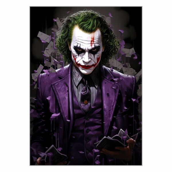 The Joker Portrait Poster - A1