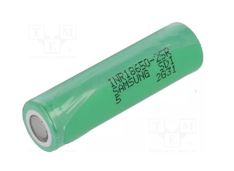 High Drain Lithium INR18650 25R 2500mAh Battery by Samsung