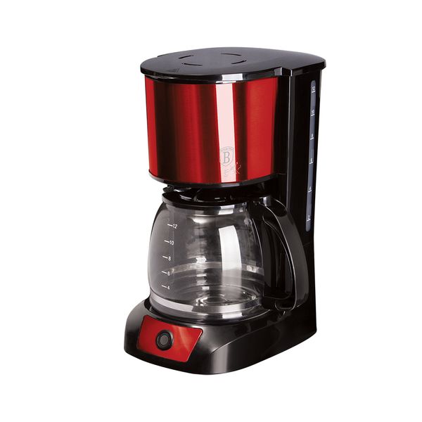 Berlinger Haus 1,5L Electric Coffee Maker - Burgundy